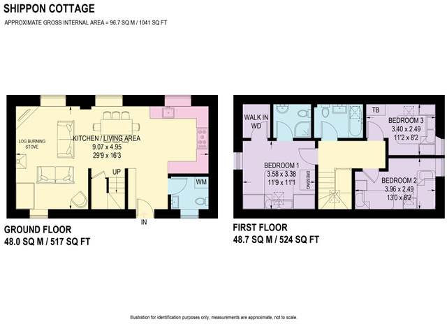 Shippon Cottage floor plan